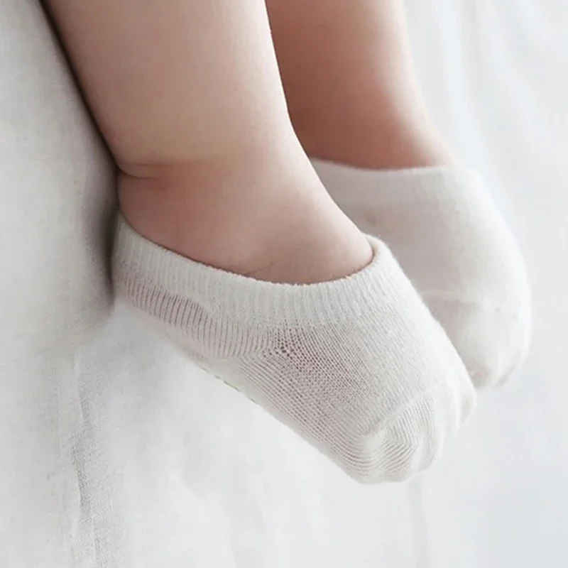 Chaussettes de sol courtes en coton pour nouveau-né, unisexe, pour enfant, garçon et fille de 1 à 3 ans