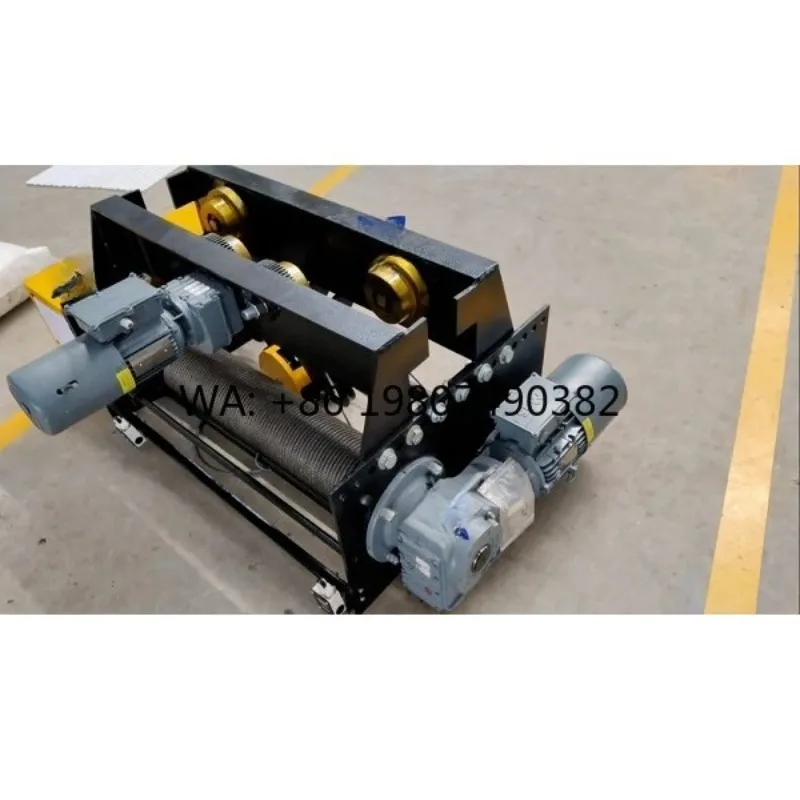 Multifunctional Electric Wire Rope Hoist Durable Metal Body Powerful Motor Heavy Load Lifting Tool for Industrial Site Operation