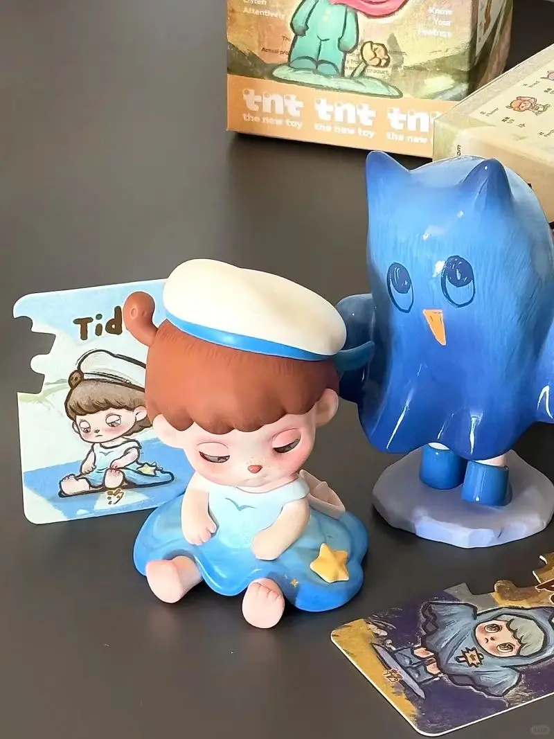 

В наличии Tntspace, оригинальная серия Amo Anmoo Listen, игрушка в глухой коробке, Kawaii, модный настольный орнамент, кукла, портативная игра, подарок
