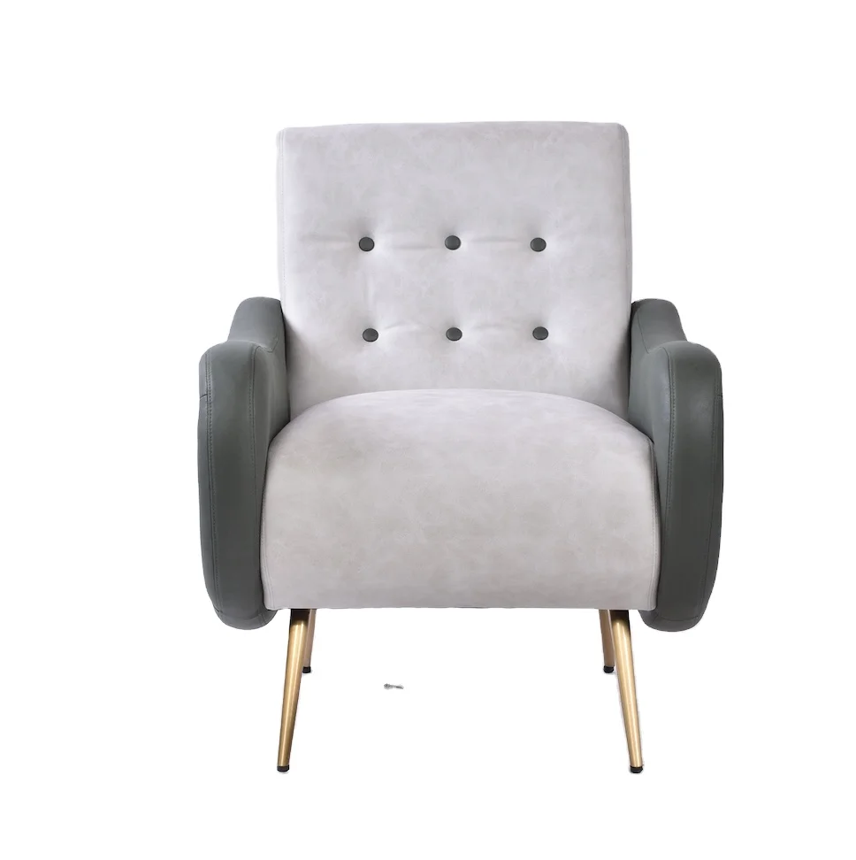 Modern Microfiber Accent Lounge Chair Home Living Room Bedroom or Hotel Lounge Style Fabric Armchair