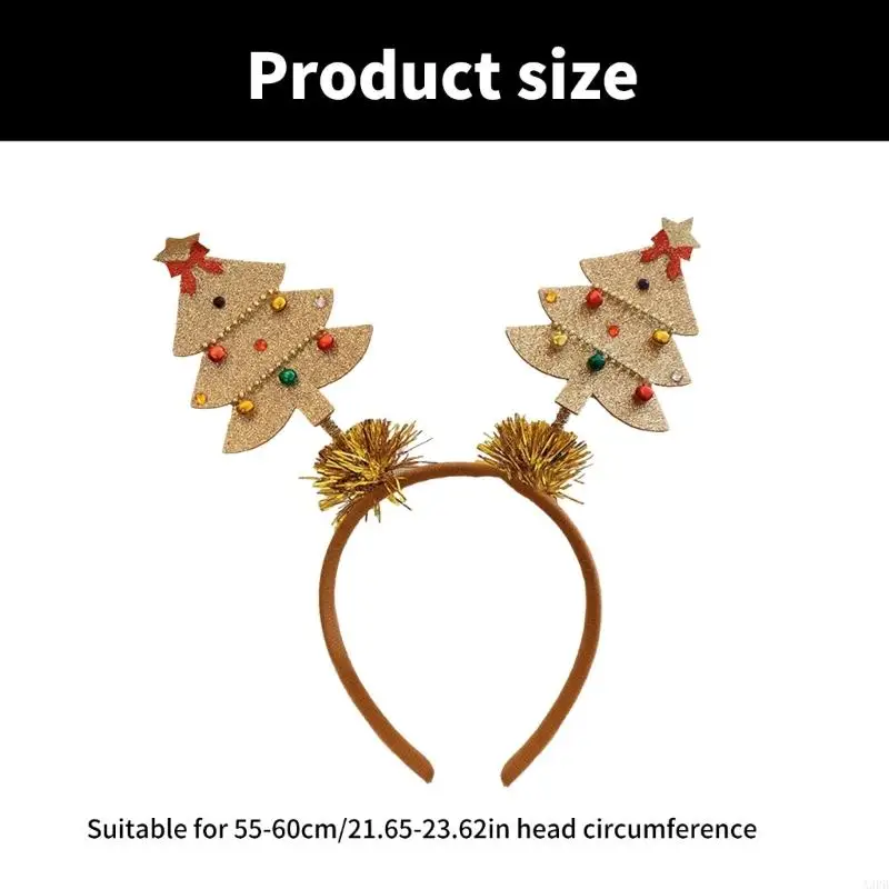 A3PB Elastic Christmas Pristband Pristmap Children Hoop Hoop Creative Pattern Headgear