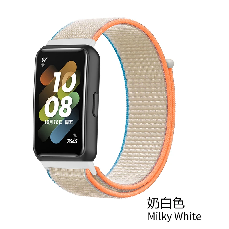 

Nylon Loop Band For Huawei band 7 Strap Smartwatch Accessories Wristband Belt bracelet Huawei watch band 7 correa
