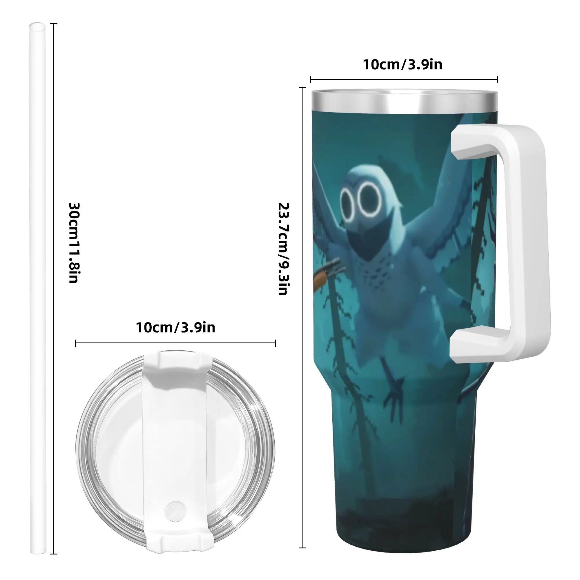 بهلوان من الفولاذ المقاوم للصدأ 99 ليلاً في الغابات أكواب حرارية محمولة للمشروبات الساخنة أكواب تصميم للتخييم زجاجة مياه