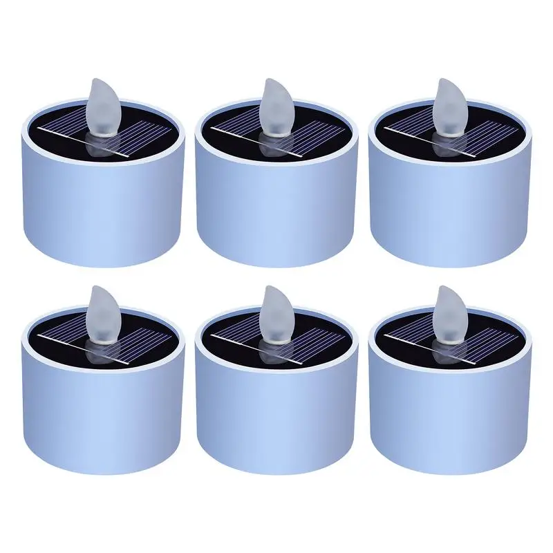 

Solar Candle Light Battery Operated Candles Batteries Lights Candles 6pcs Yard Flameless LED Candle Lights Outdoor Garden Lights