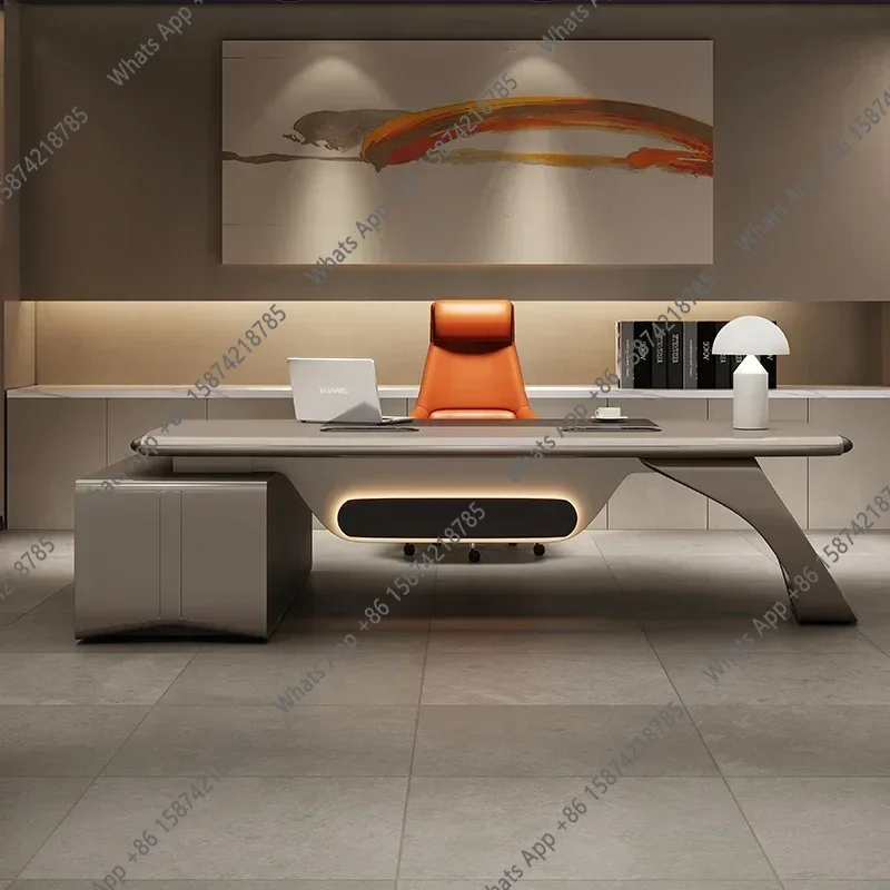 

X Современное хранилище Роскошные офисные столы Стул с ящиками Эстетический письменный дизайнер Компьютерные столы L-образный ноутбук Scrivania Мебель