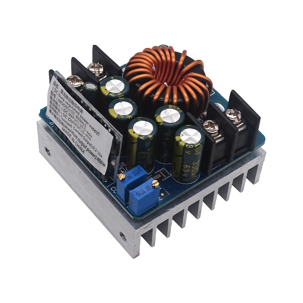 DC-DC 400 واط عالية الطاقة تنحى الجهد المستمر تيار مستمر قابل للتعديل وحدة إمداد الطاقة