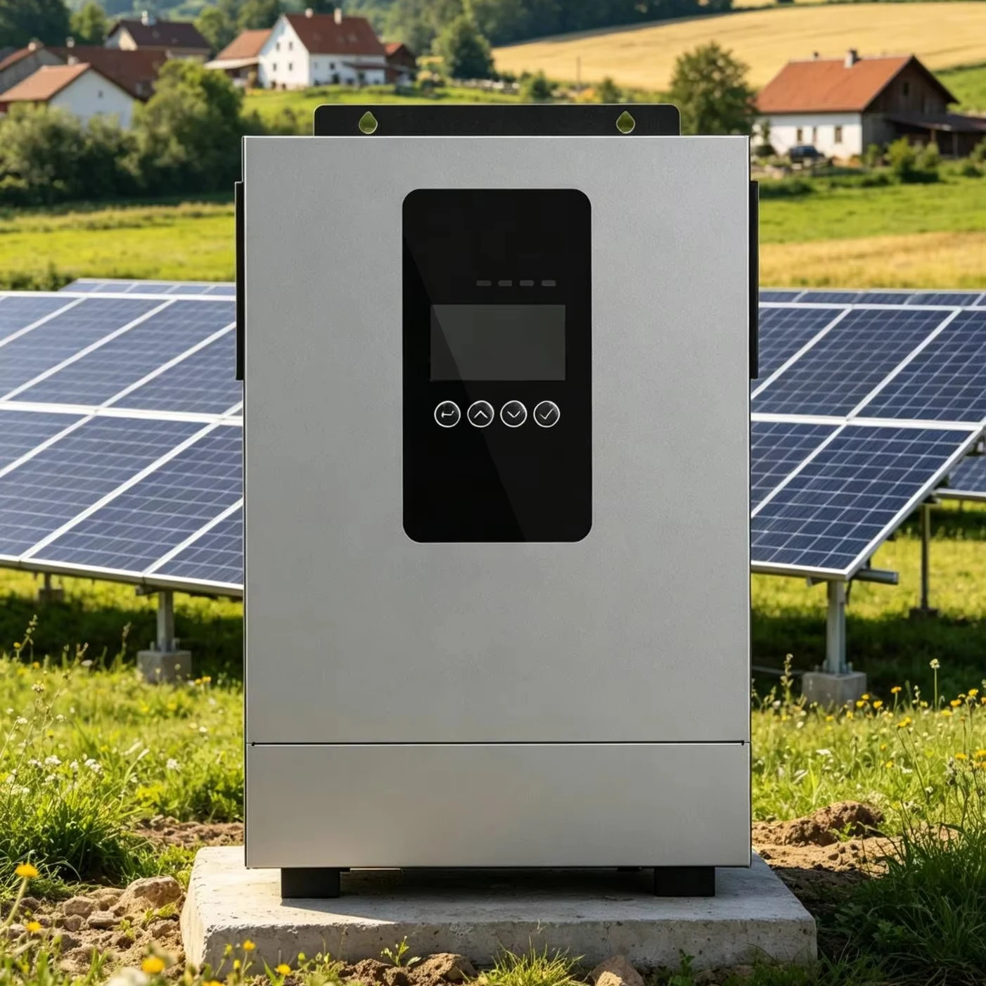 Solar Inverter With Battery 3.6kW 24V Pure Sine Wave China Best Seller For Home Solar Energy System Wide PV Input Voltage