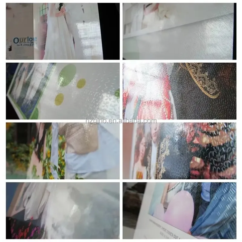 Máquina automática de revestimento UV de papel de 24 polegadas com rolos de textura múltipla