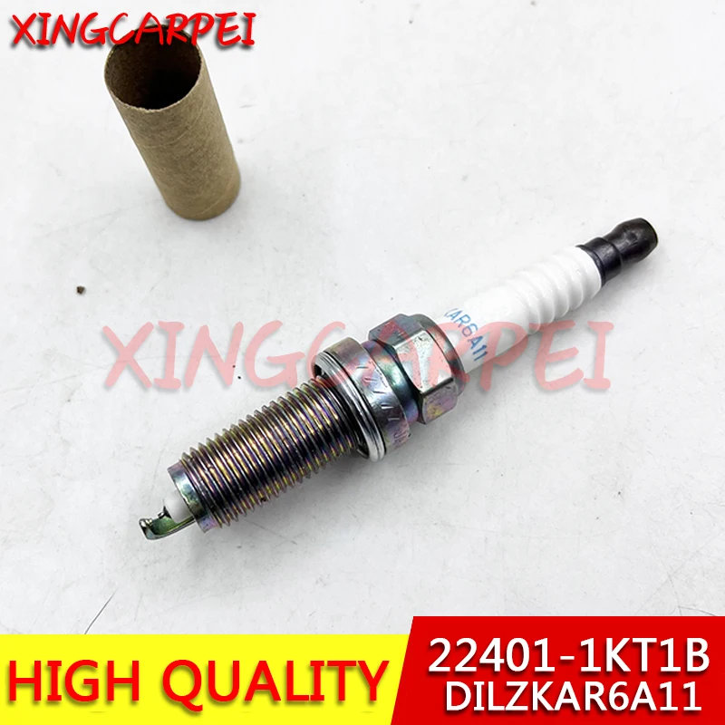 4-6pcs Dual Iridium Spark Plug 22401-1KT1B for Nissan JUKE F15 QASHQAI J10 NJ10 JJ10E 1.6 HR16DE ENG DILZKAR6A11 91691 Auto Part