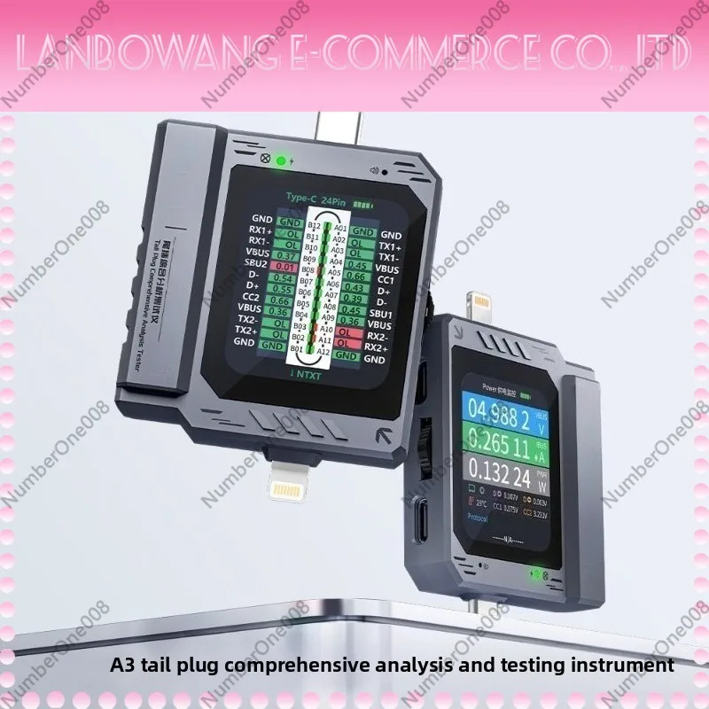 Phone Charging Port Tester Type C Automatic Fault Detector Current Voltage Test Repair Tool