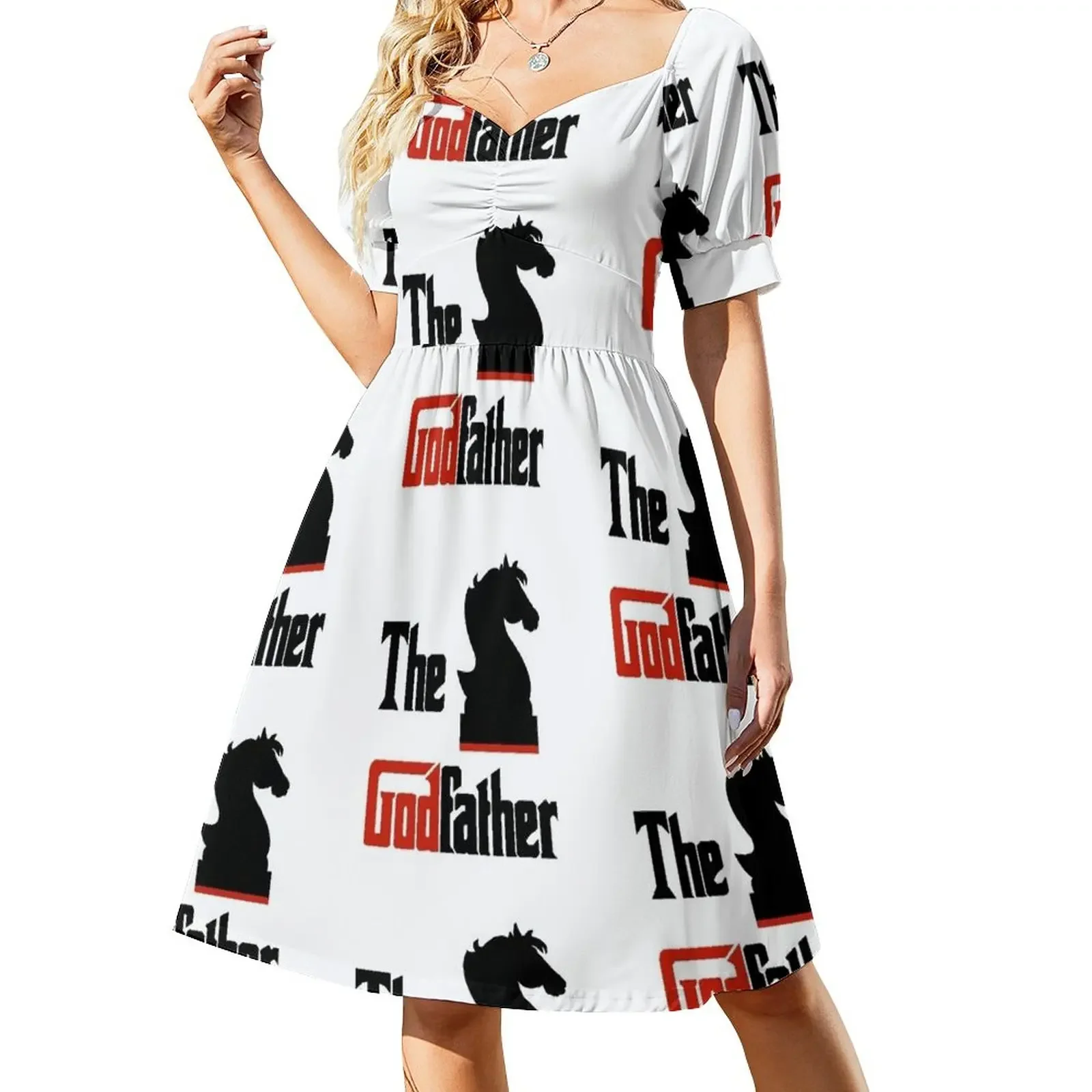 

Godfather godfather gangster horse cinema Al Pacino Short-Sleeved Dress Evening dresses birthday dress
