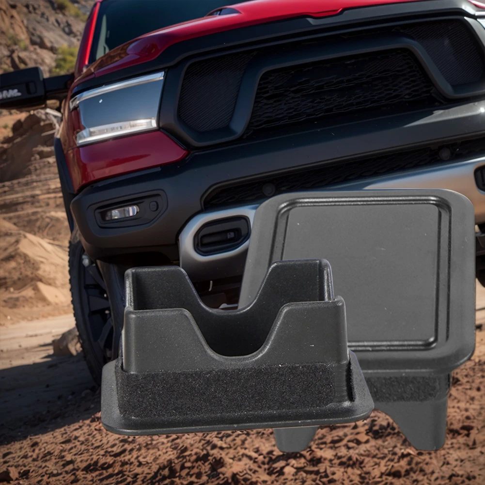 2Pcs Car Trunk Rear Bed Rail Stake Pocket Covers Truck Pickup Bucket Caps Truck Bed Rail Plugs Pile Cover for Ram 1500 2019-2024