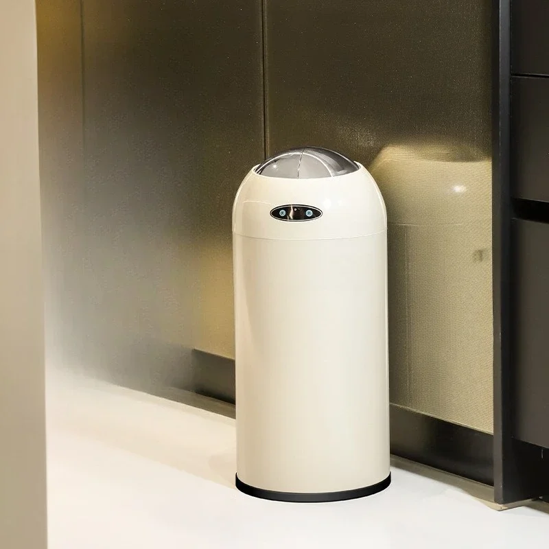 Bote de basura de inducción inteligente, cocina, baño, hogar, gran capacidad