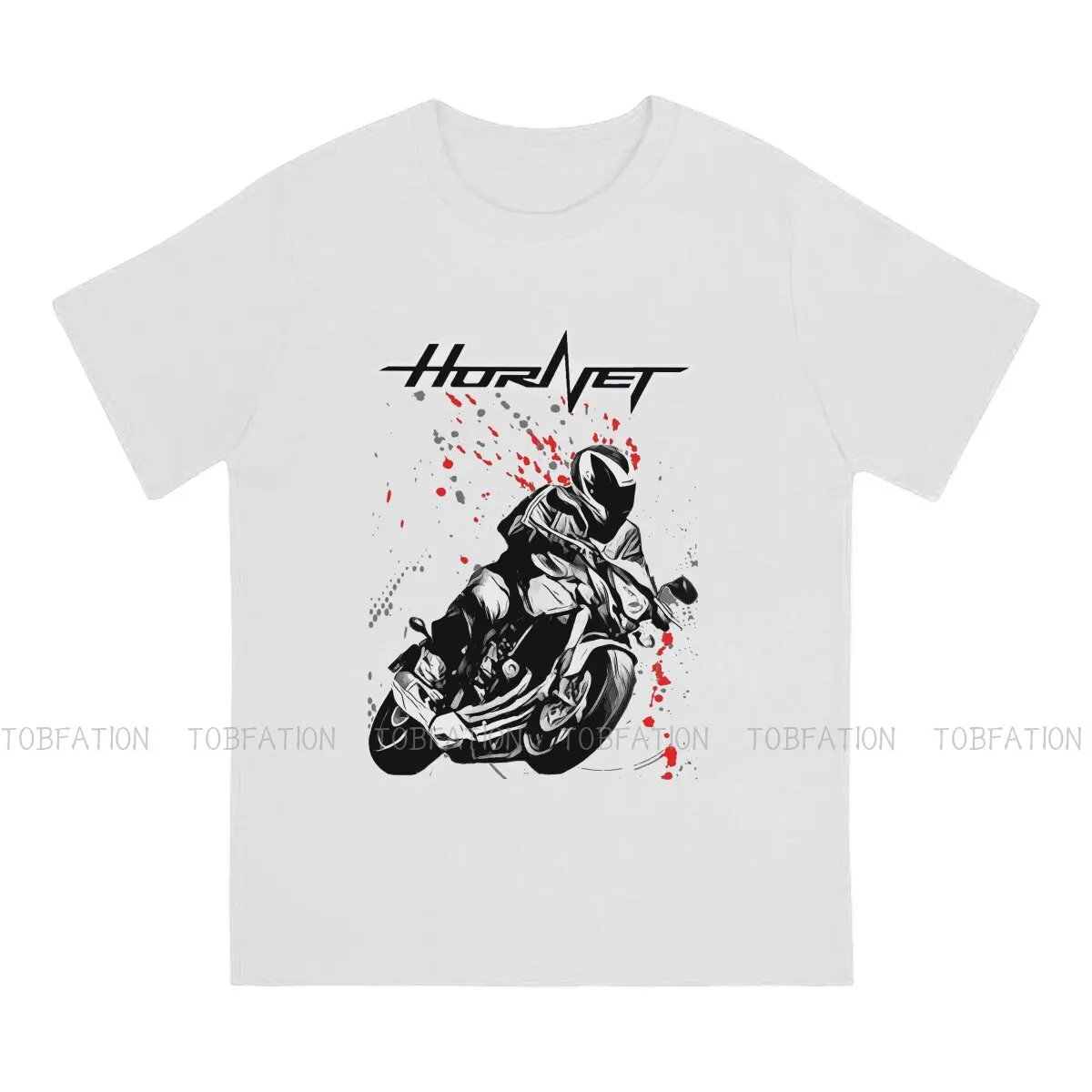 Adventure Motorcycle Tour CB600F Hornet T Shirt Harajuku Grunge High Quality Tshirt Oversized O-Neck Men Clothing