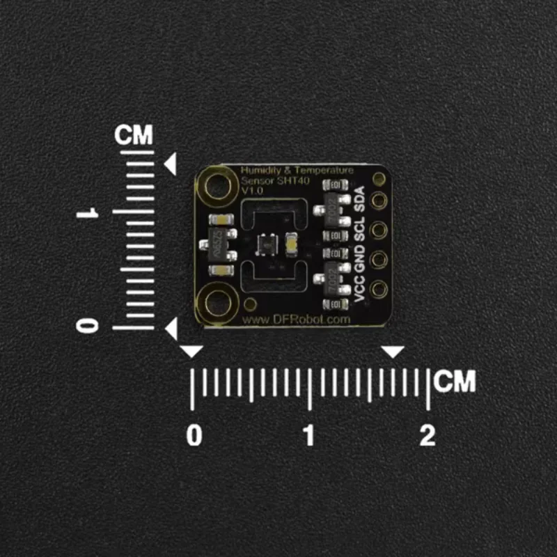 Fermion: Sht40 Digital Temperature and Humidity Sensor High Precision Low Power Consumption Temperature and Humidity Sensor