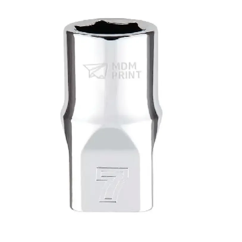

1/4 in. Drive 7mm Metric 6-Point Socket with FOUR FLAT Sides