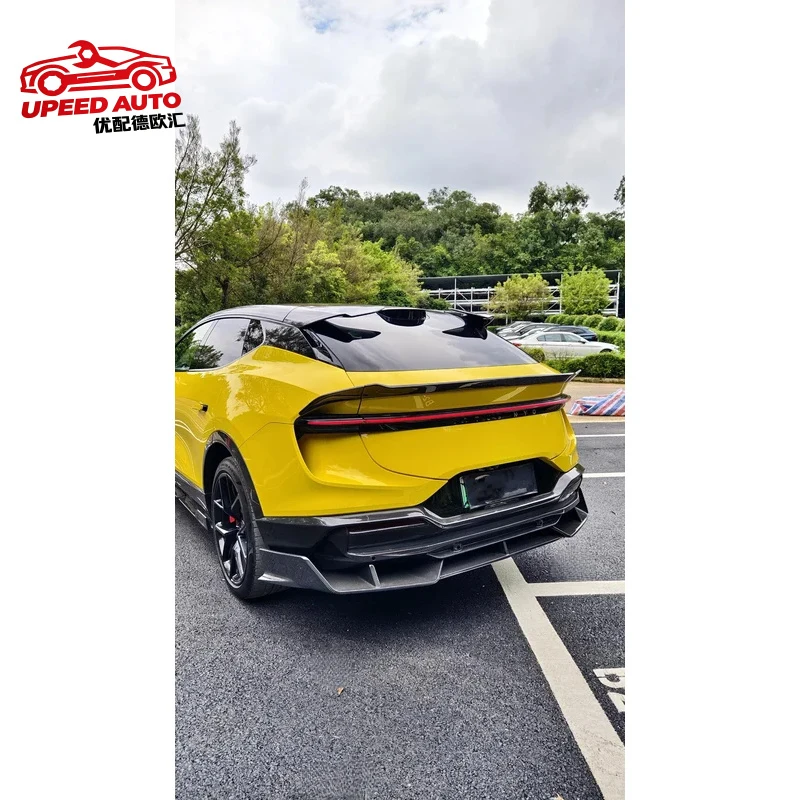 Suitable for High Quality Dry Carbon Fiber Body Kit Lotus Eletre Upgrade RZ Style Front Lip Skirt Rear Diffuser Spoil