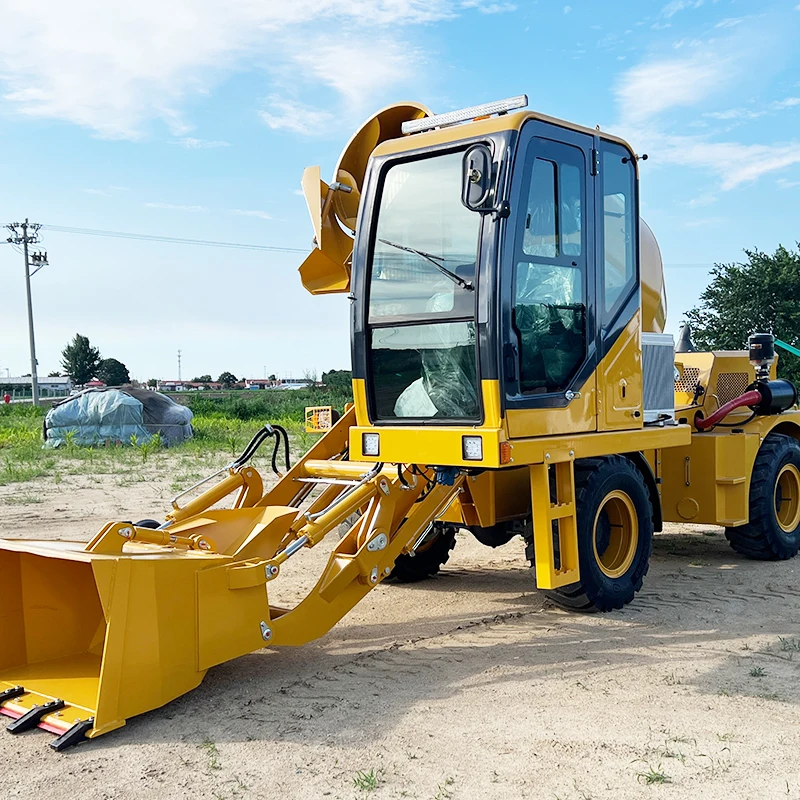 Long Service Life Core Components Concrete Mixer Self Loading Mixer Truck