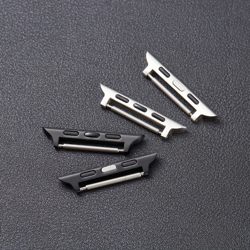 2/4/6pcs Connector For Apple Watch band Series 10 9 8 7 6 5 4 3 SE 44/40mm 42mm 41mm 46mm 45mm Metal Adapter iwatch Ultra2 49mm