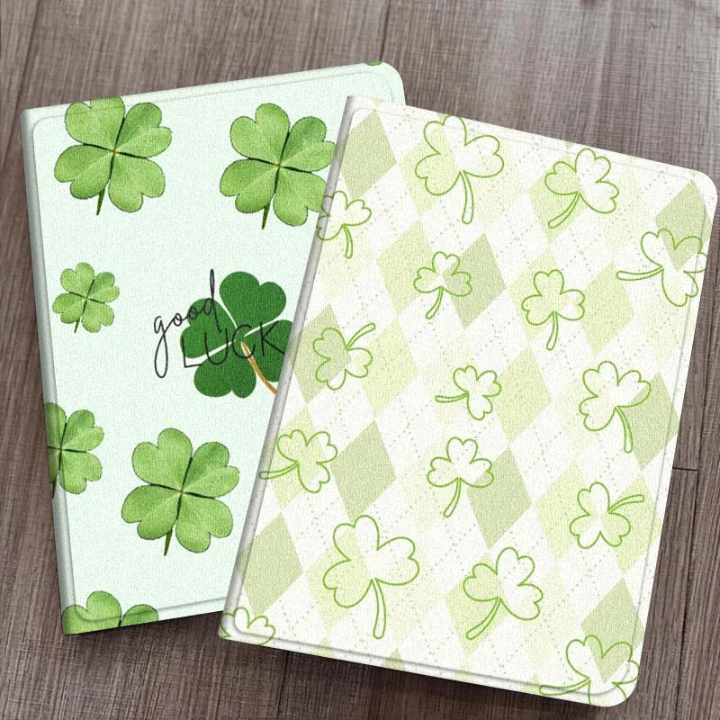 

Fourleaf Clover Pattern For Samsung Galaxy Tab S7 S8 S9 S10 S11 FE Plus Lite Tablet Case