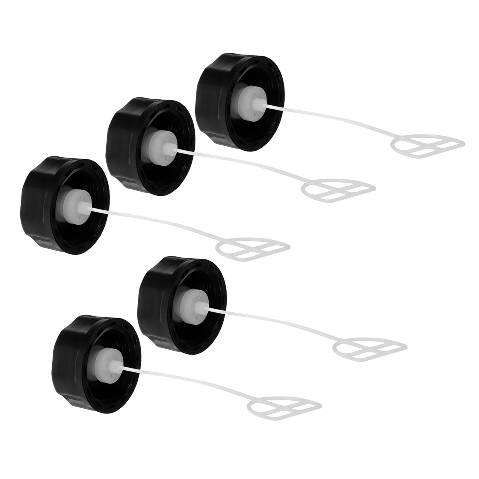 

5 Pcs Lawn Mower Cover Gas Pump Tank Lid Cap for Equipment Plastic Replacement