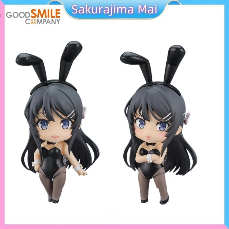 

В наличии оригинальные GSC Nendoroid Sakurajima Mai Kawaii аниме фигурки Q версия фигурка ПВХ модель настольные украшения игрушки