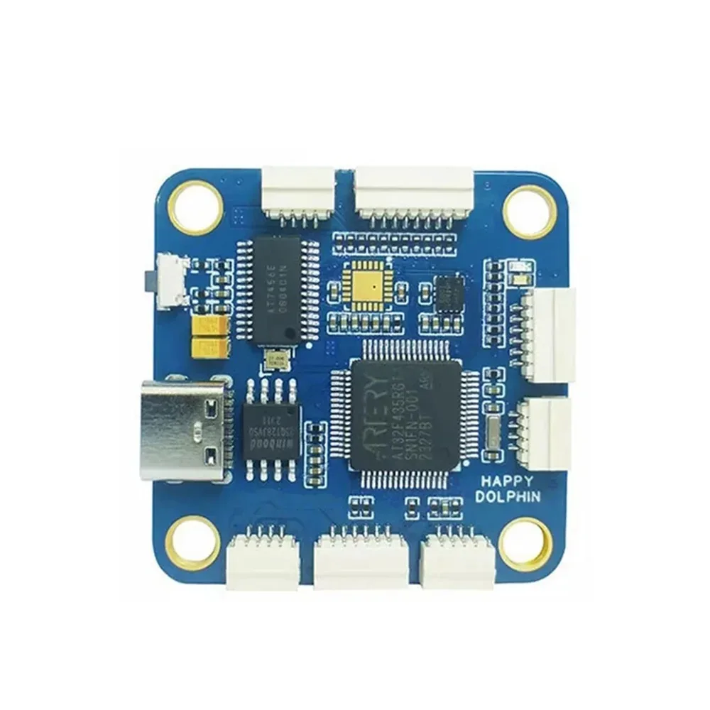 

BAYCKRC DOLPHIN Flight Controller Betaflight AT32 F435 9V3A/5V3A Dual BEC 30.5x30.5mm FC Hole For FPV Freestyle