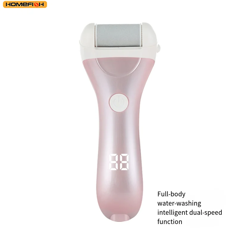 HOMEFISH Electric Pedicure Foot USB Rechargeable Power Display Grinding Exfoliator Replacement Heads For Heel Callus Remover image 6