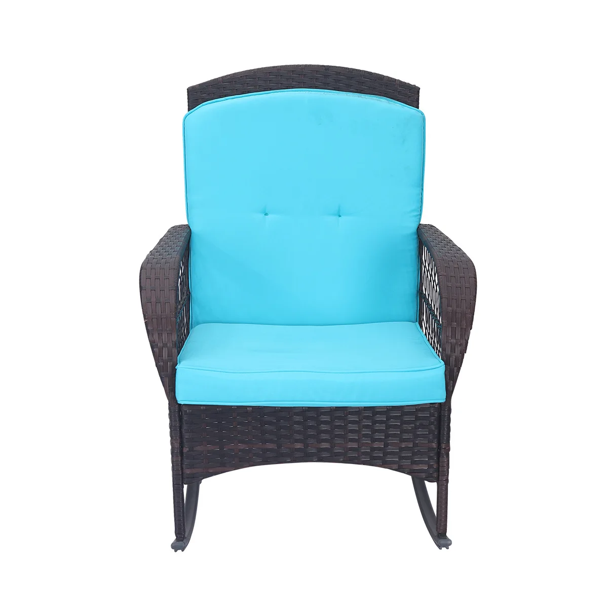 Nordic outdoor courtyard garden lunch chair villa leisure rocking sofa chair outdoor waterproof sunscreen tables and chairs