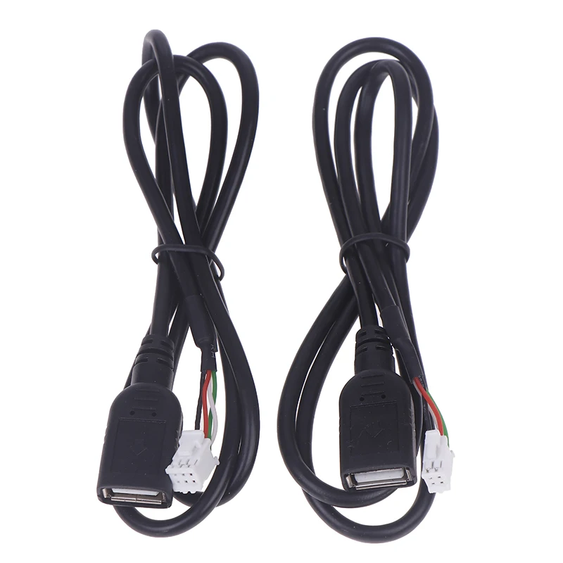 

Car USB Cable Adapters Car Radio Stereo Connectors 4Pin 6Pin For Car Radio Stereo Auto Accessories Black Cable Adapters