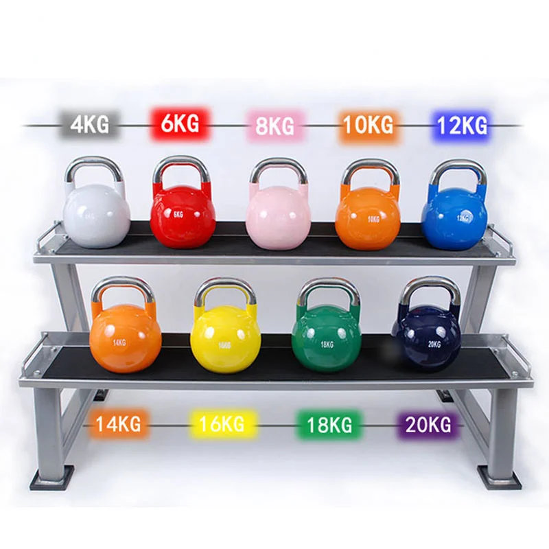 

10Kg 12 Kg 14kg All Steel Kettlebell Competition Kettlebell Baking Paint Steel Strength Training Fitness Equipment