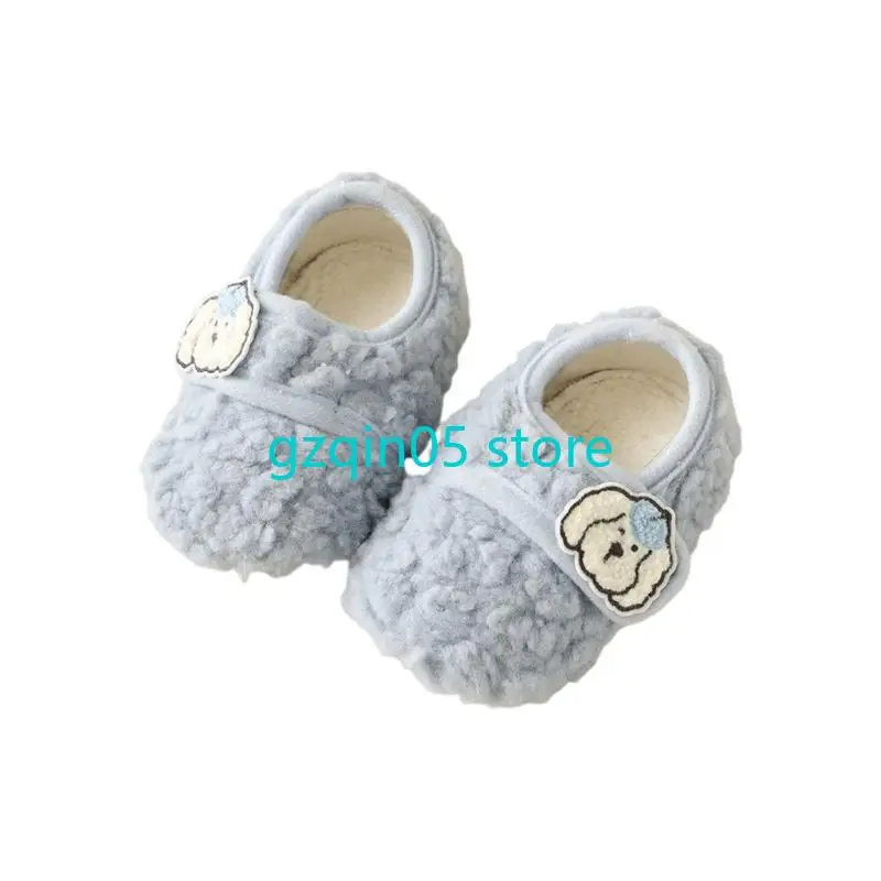أحذية المشي الأولى للأطفال بنمط حيواني H055 ذات نعال ناعمة للأطفال من عمر 10 إلى 36 شهرًا