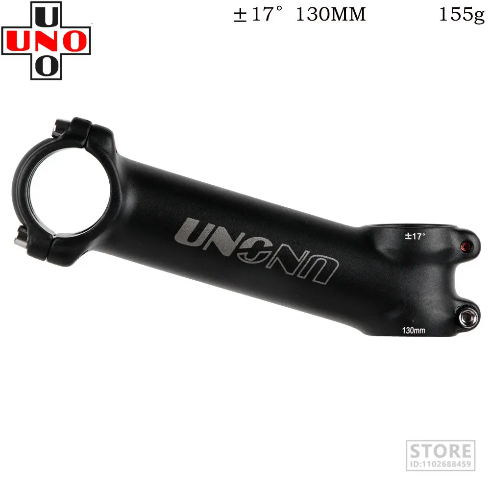 UNO Aluminum MTB Bicycle Stem  28.6*31.8mm 60-130mm +/- 7/17Degree Ultralight Handlebar  Matt Bike Accessories