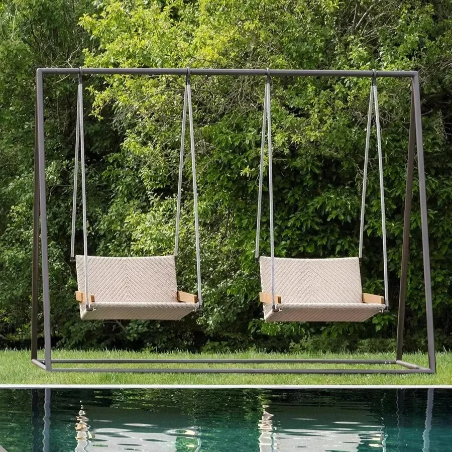 2026 FreeStanding Bird Nest Swing Rattan Hanging Chair Single Hammock Cradle Outdoor Courtyard Garden Balcony Patio Leisure Furn