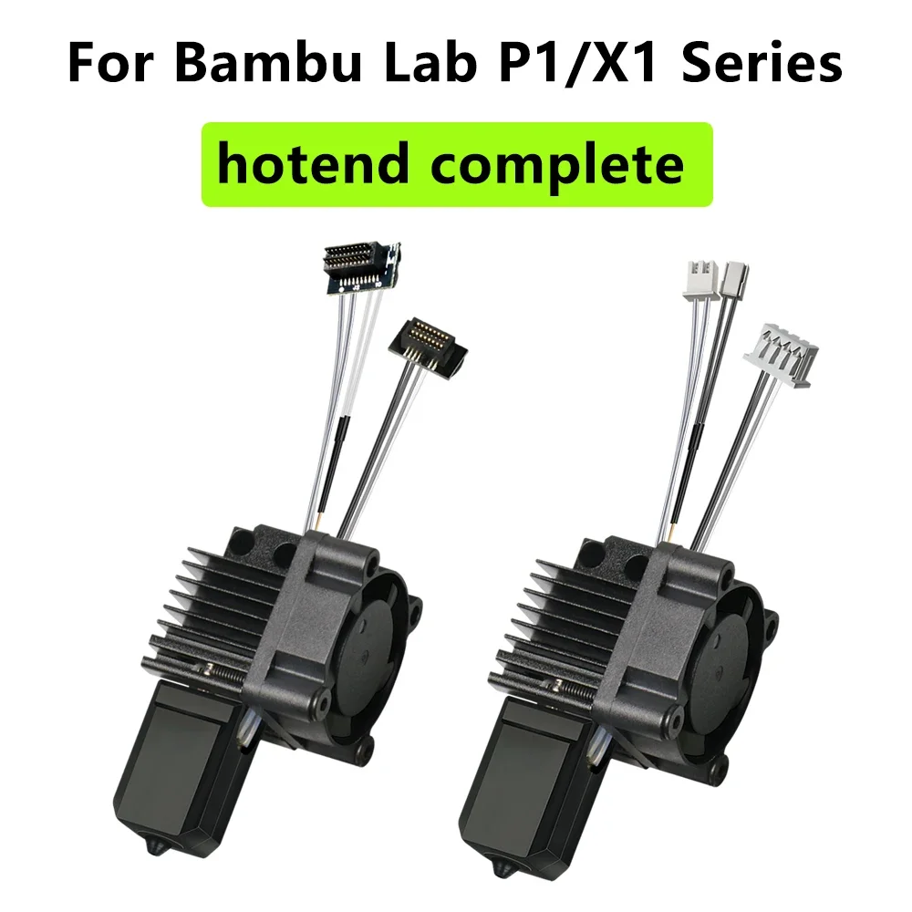 

V2.0 Hotend Upgrade Kit w/Fan Compatible with Bambu Lab X1 X1C P1P P1S, Full Print Head Replacement 3D Printer Spare Parts