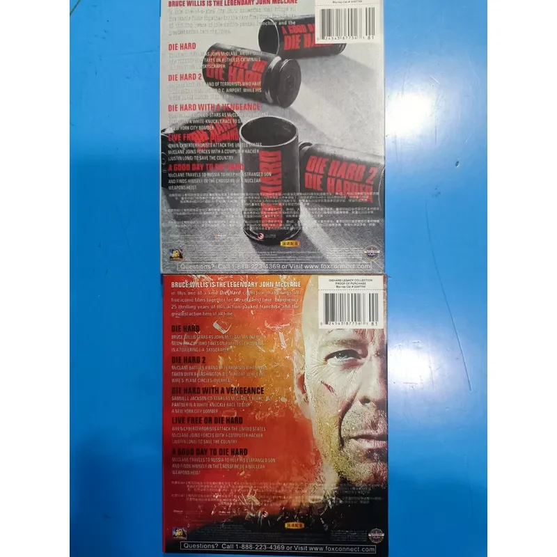 New Die Hard Blu-ray Set Full Collection Classic Action Series Including Die