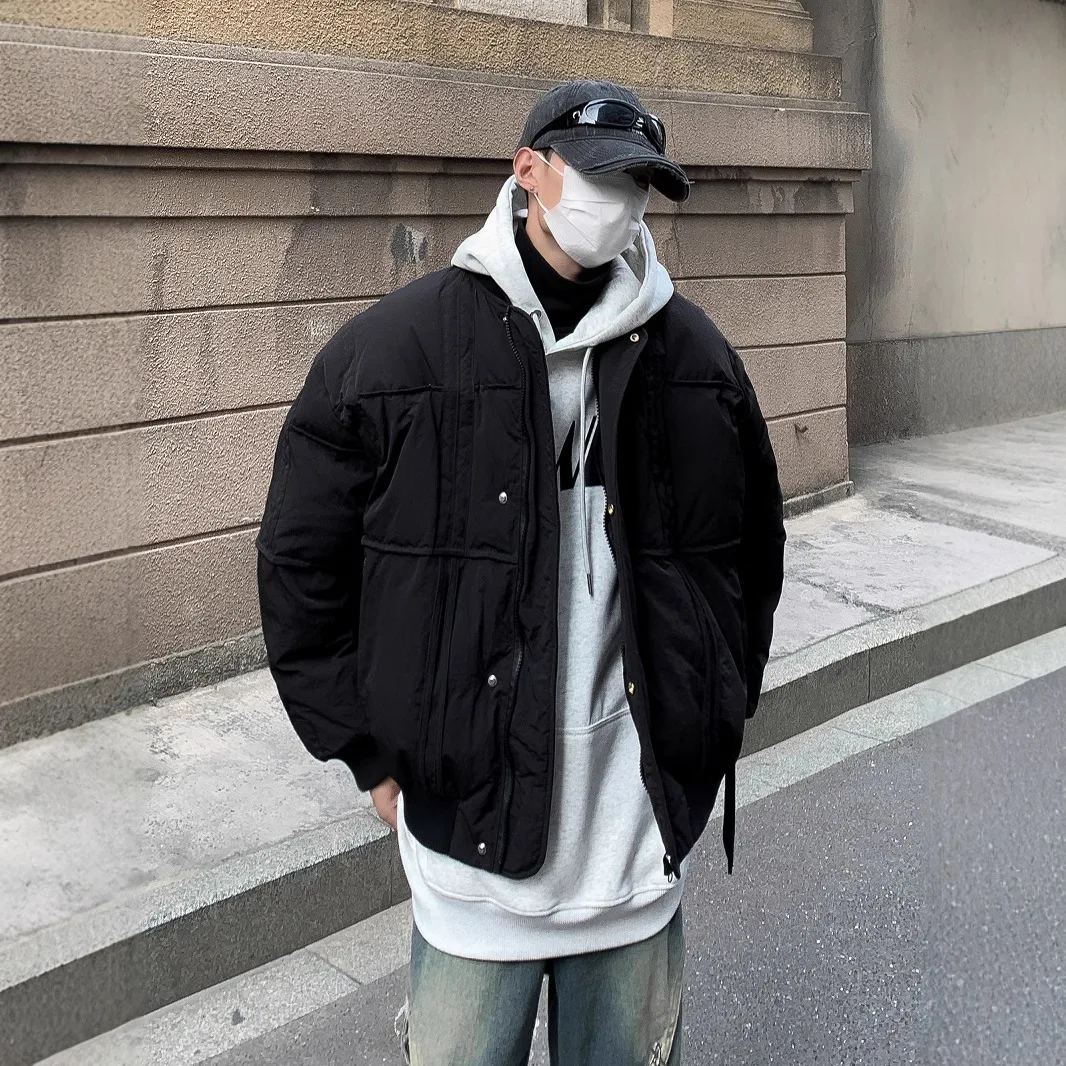 

Зимняя бейсбольная форма, хлопковая куртка для мужчин, американский модный бренд, уличная ретро свободная утолщенная теплая куртка-пилот