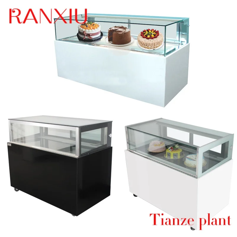 Customcustom cake display counter freezer cabinet showcase refrigerators