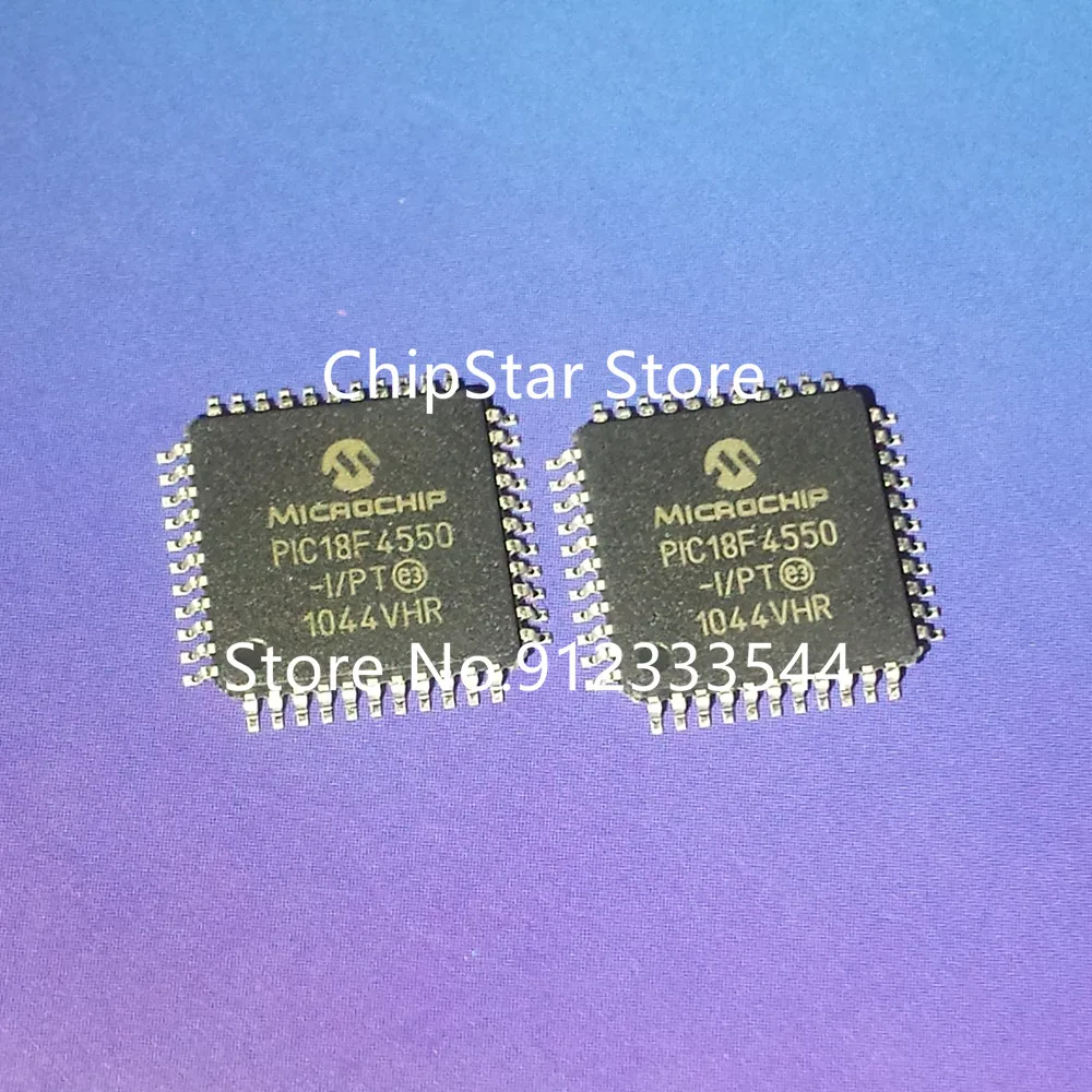 2-10pcs  PIC18F4550-I/PT PIC18F4550 TQFP44 8 Bit MCU Flash PIC18 Family PIC18F45xx Series Microcontrollers 100%New And Original