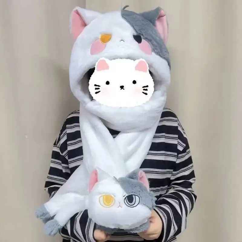 لعبة الرياح قواطع تأثيري هاروكا ساكورا وشاح قبعة الشتاء الدفء أفخم رائعتين الكرتون هدية عيد ميلاد