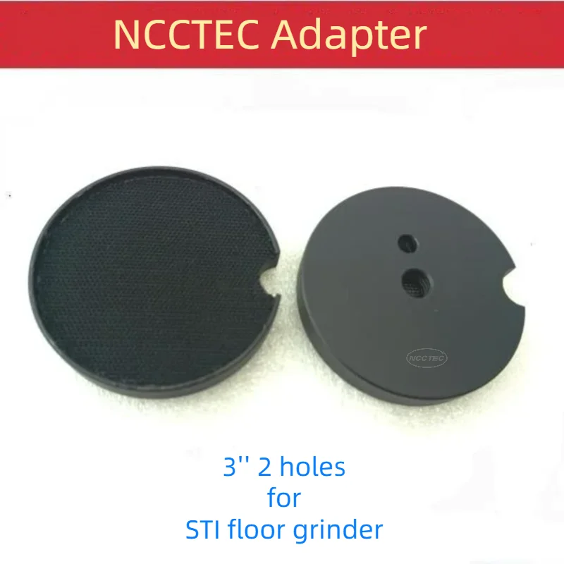 

[2 Holes STI] 10pcs of 3'' 80mm Backer Adapter Disc to Velcro Hook and Loop Diamond Polishing Grinding Pads Quick Change