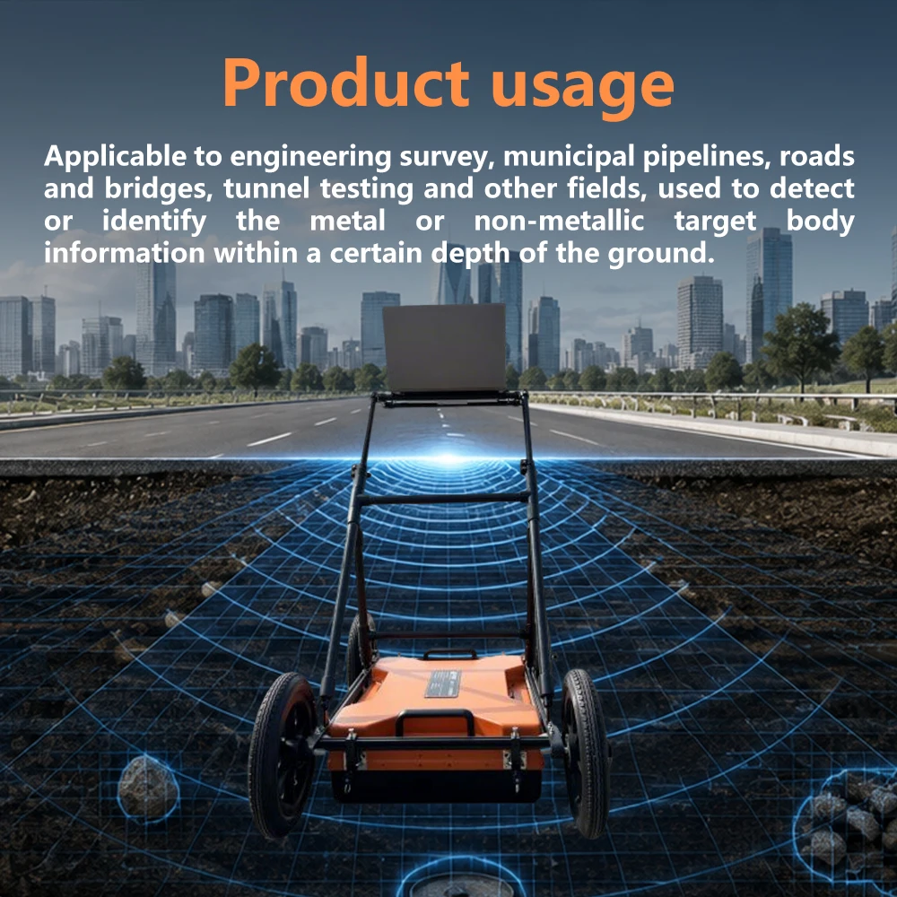 XFIX Ground-penetrating Radar FP185  Applicable to Engineering Survey Municipal Pipelines Roads and Bridges