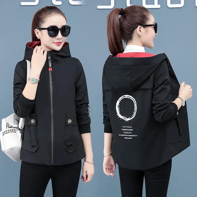 

Женское бархатное короткое пальто 2024, весна-осень-зима, женский свободный кардиган больших размеров, тонкое бейсбольное пальто с капюшоном