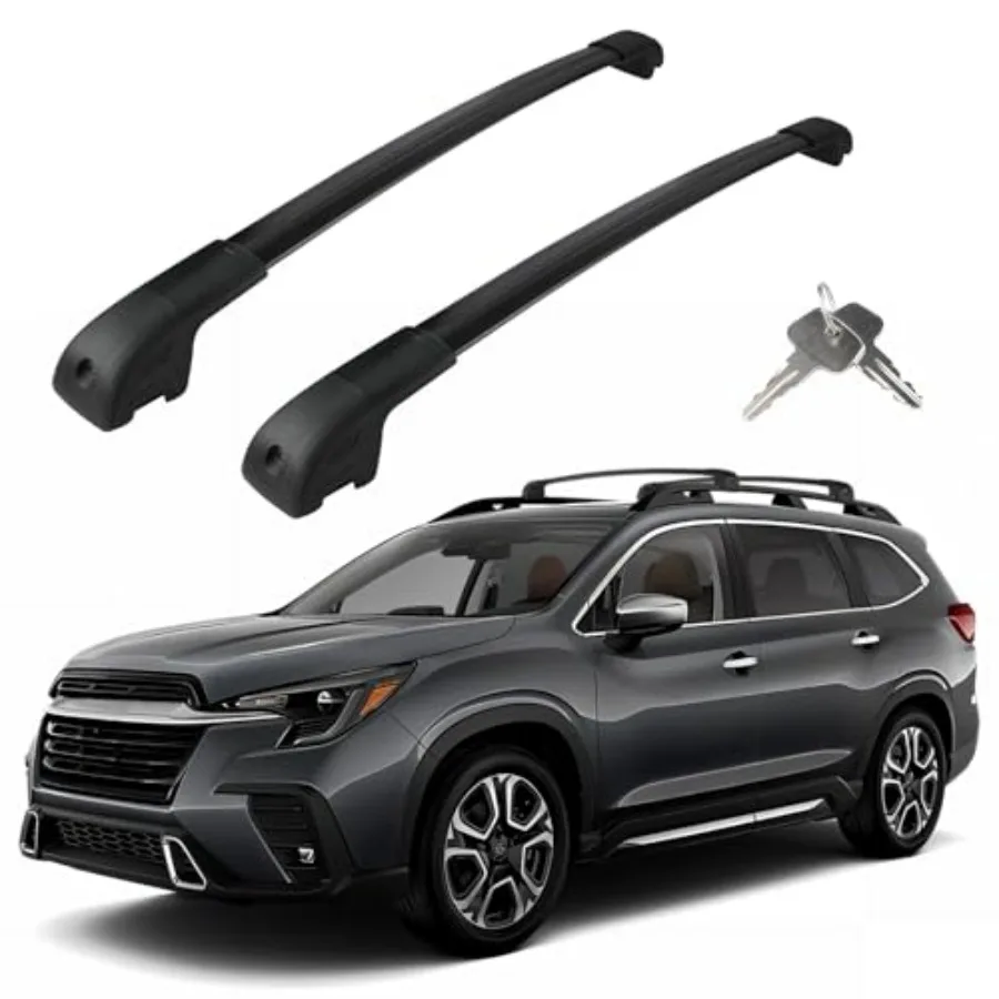 

Roof Rack Cross Bars Compatible with Subaru Ascent 2019-2025 Adjustable Aluminum Heavy Duty 300 LBS Anti-Theft Lock Cargo Carri