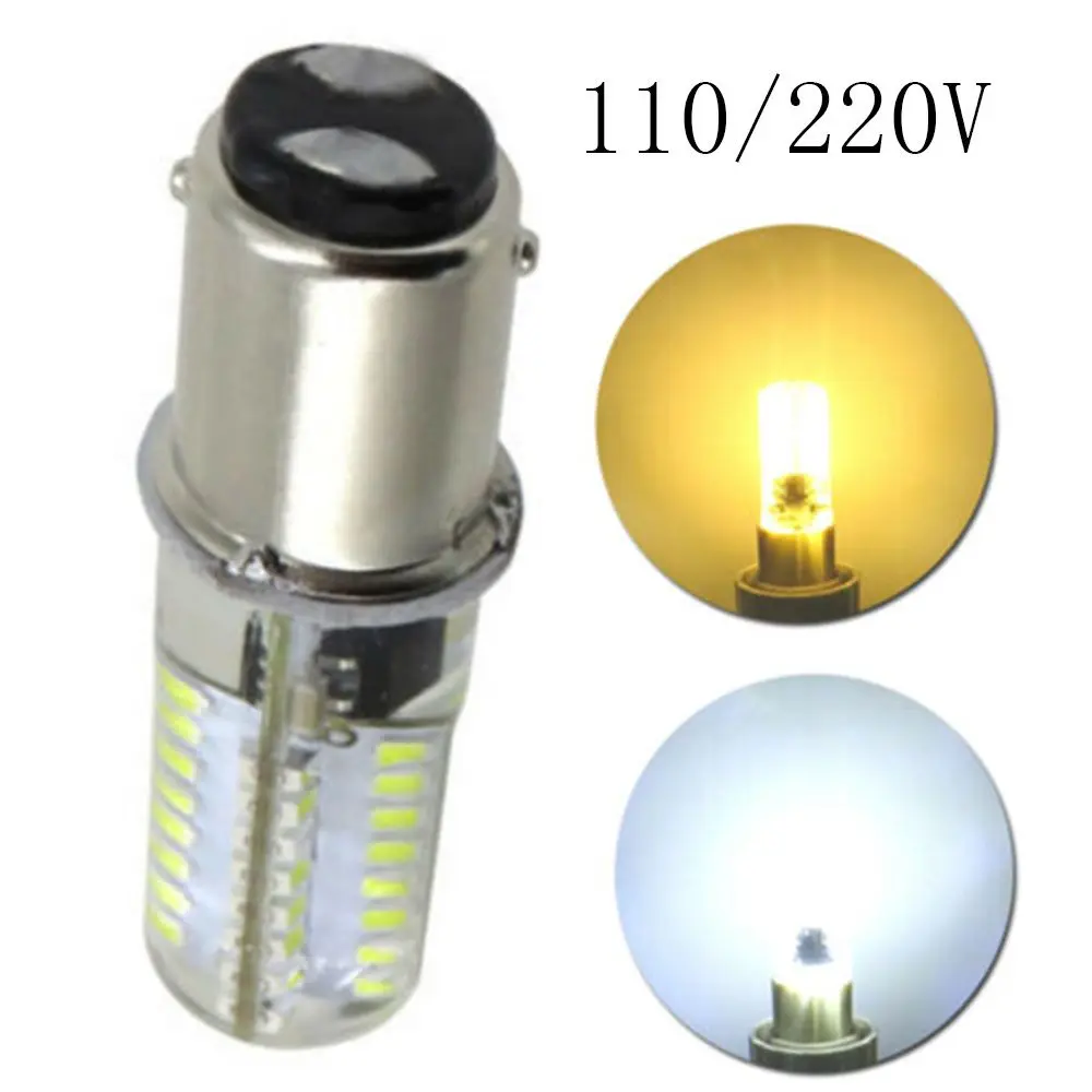 110/120V BA15D LED Corn Bulbs Energy Saving 2.6W 3014 64SMD Lights for Sewing Machine