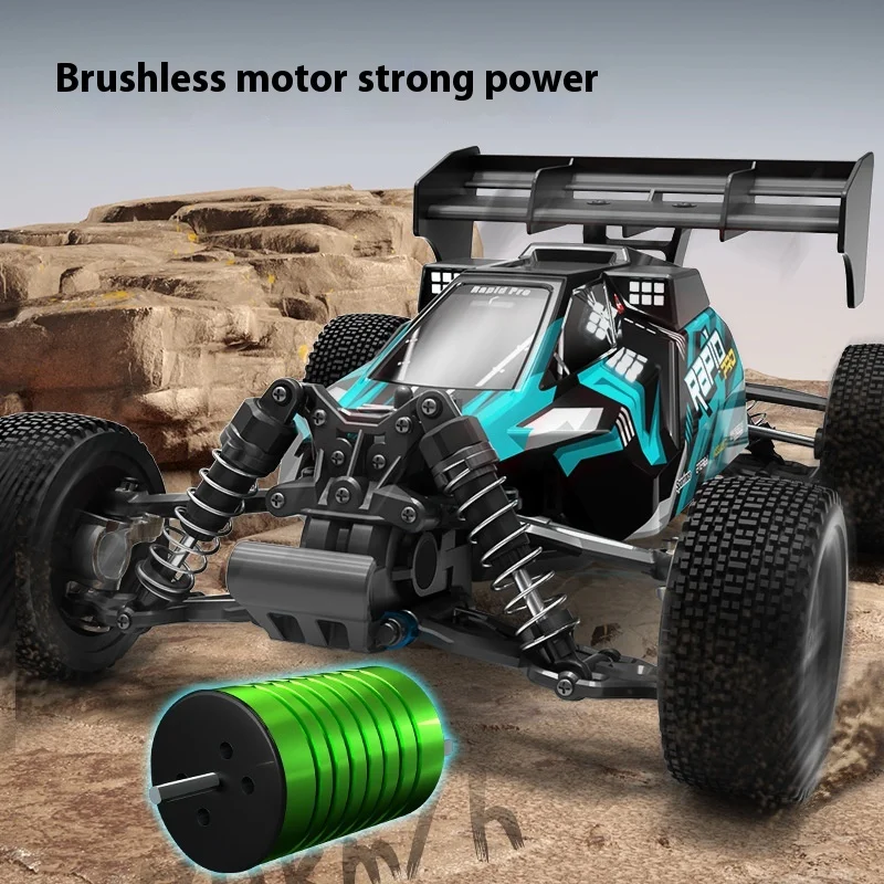 1:16 Scale 4wd Rtr Brushless Fast Rc Cars All Terrain Max 70km/H Off-Road Hobby Electric Rc Buggy Rc Truck Gifts For Adults Boys