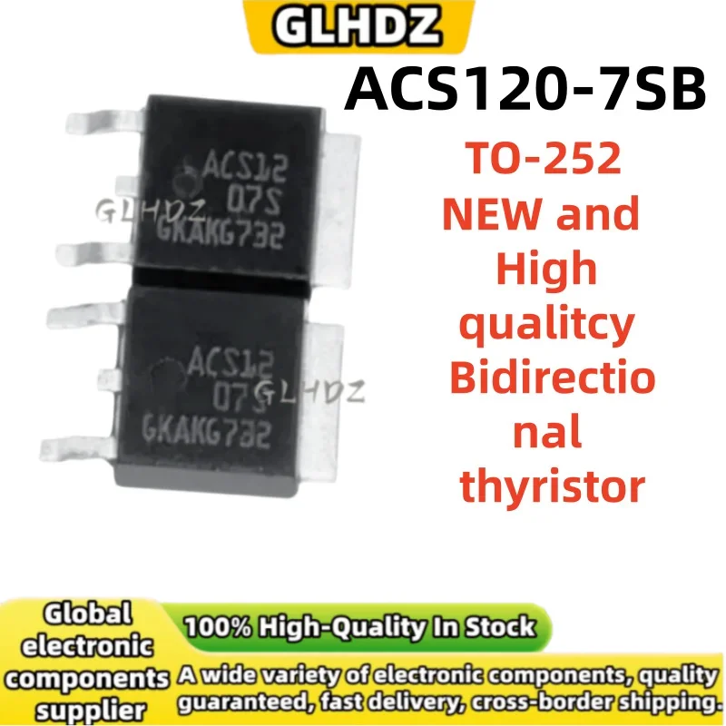 TO-252 10PCS-100PCS ACS120-7SB Bidirectional thyristor High quality In the warehouse