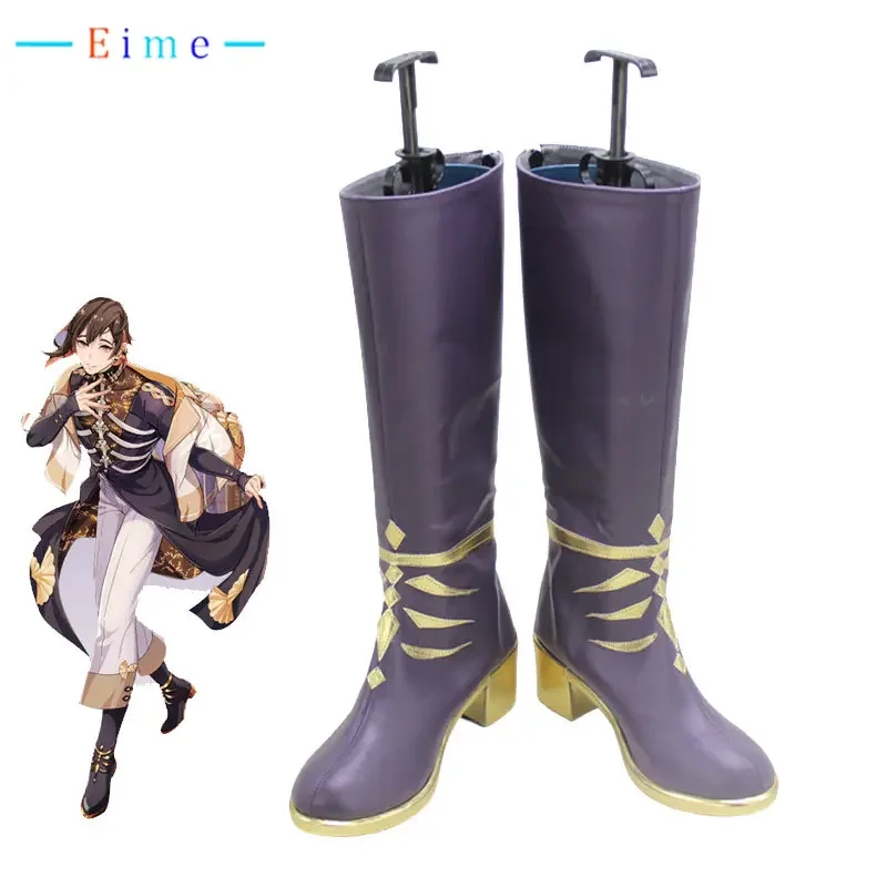 

Game Nu: Carnival Yakumo Cosplay Shoes PU Leather Shoes Halloween Carnival Boots Cosplay Prop Custom Made