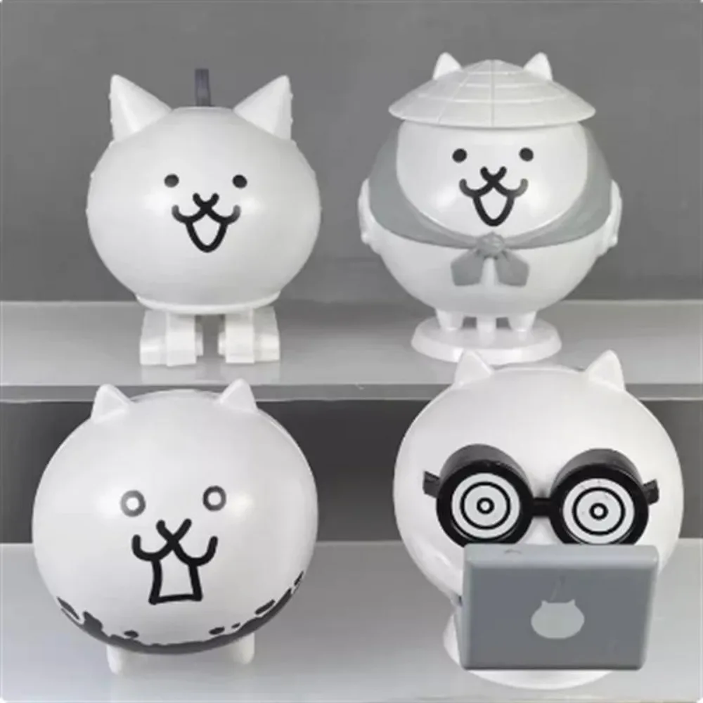 8cm big size Japanese the battle cat action figure capsule doll hard pvc kids collection model toy