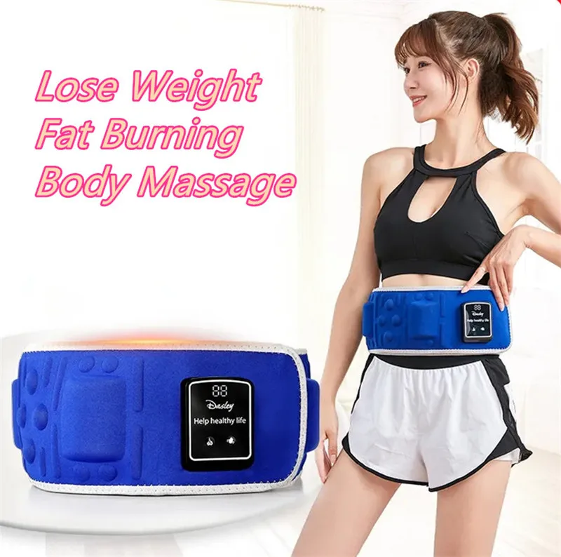 

Belly Slimming Belt Cellulite Massager Electric Losing Weight Thin Belt Muscle Stimulator Fat Burning Abdominal Body Massager